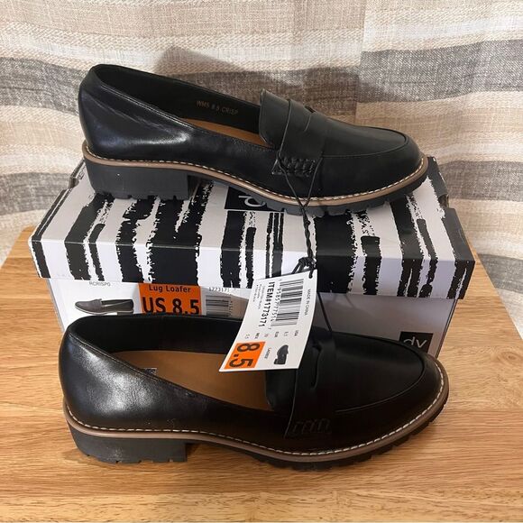 DV By Dolce Vita Black Crisp Loafers‎ Size 8.5 - Picture 1 of 8